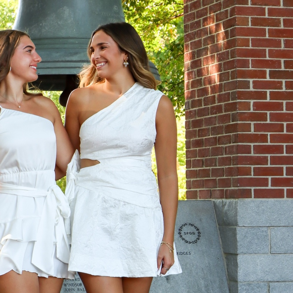 Showpo White One Shoulder Dress